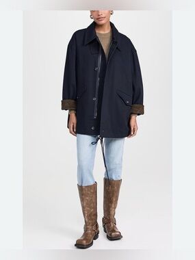 Pixie Market Contrast Corduroy Country Barn Jacket XL